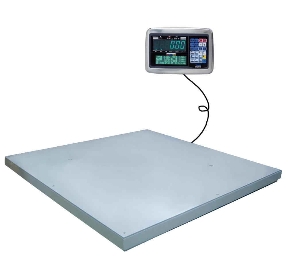 大和製衡/YAMATO 超薄形デジタル台はかり PL-MLC9 2t 1500×1500 PLMLC92.01515 計測、検査