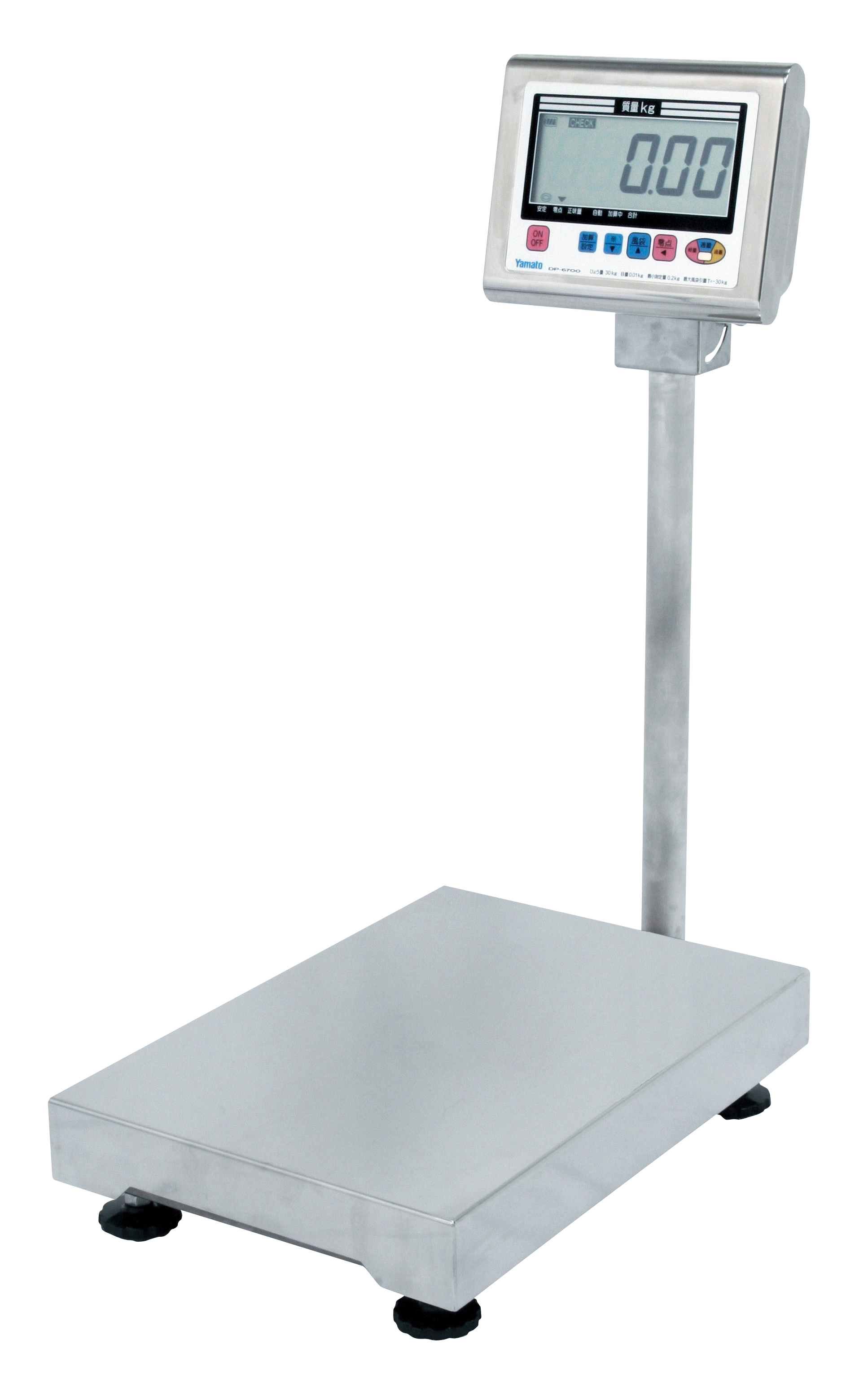 ヤマト 防水卓上形デジタル台はかり (検定品)秤量6Kg ( DP-6600K-6